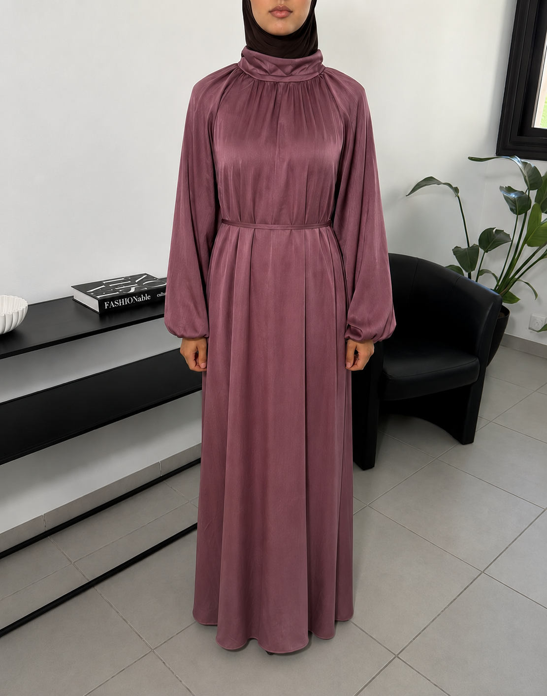 Robe fluide plissée