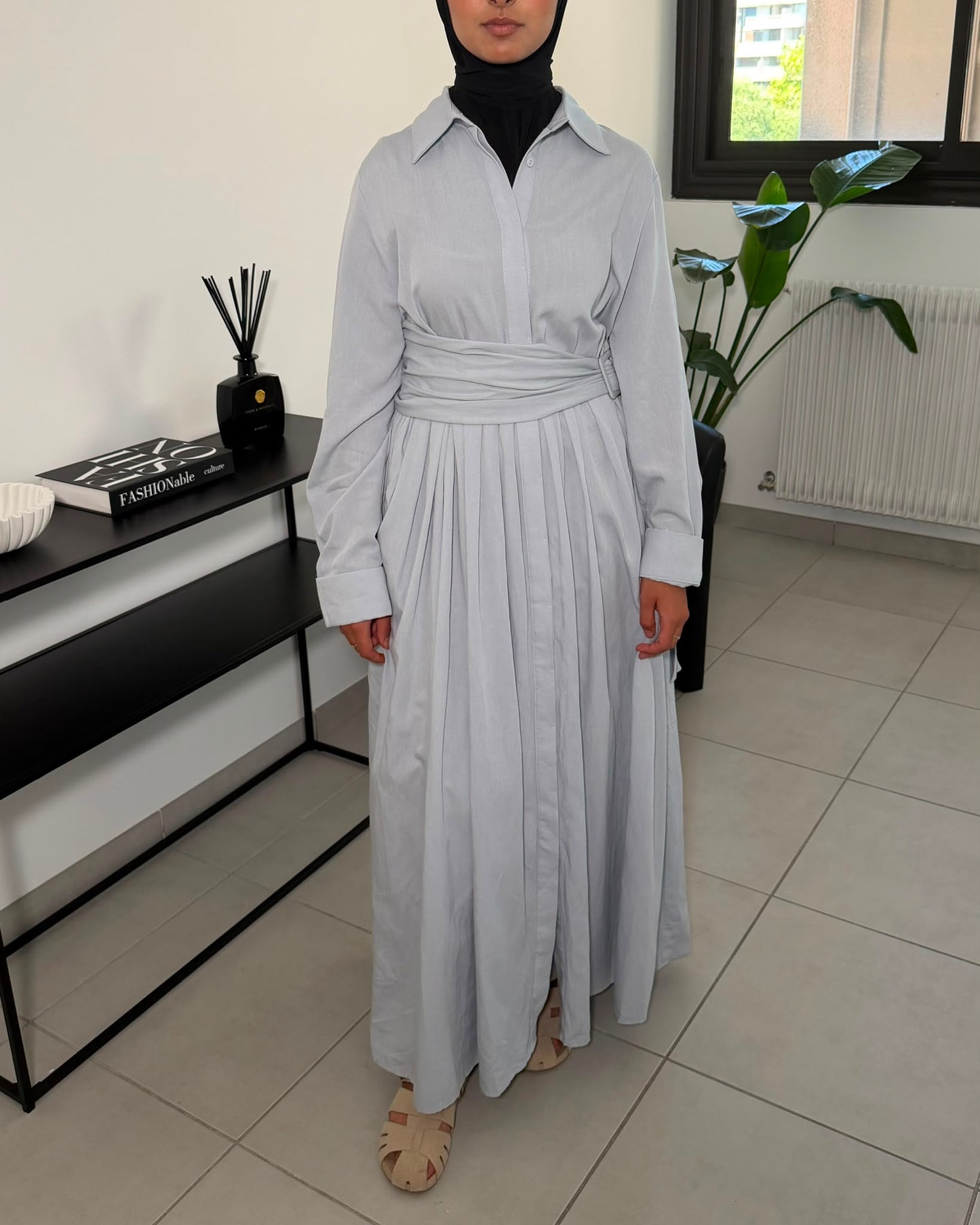 Robe Chemise Ceinturée