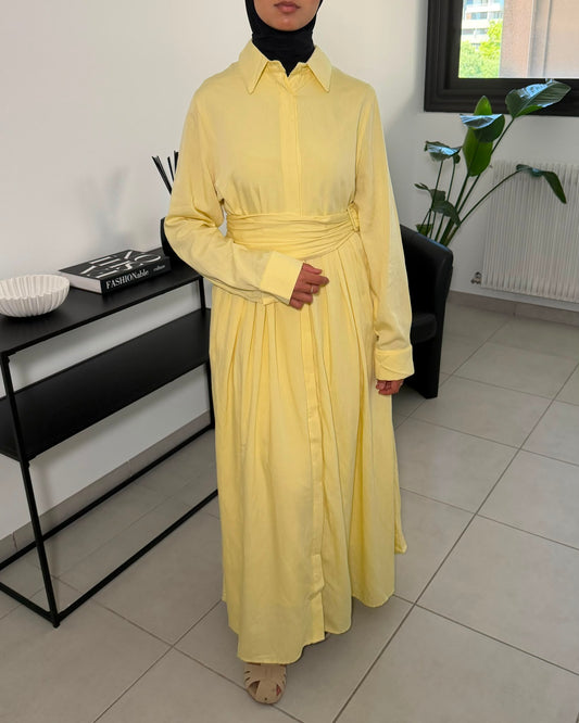 Robe Chemise Ceinturée