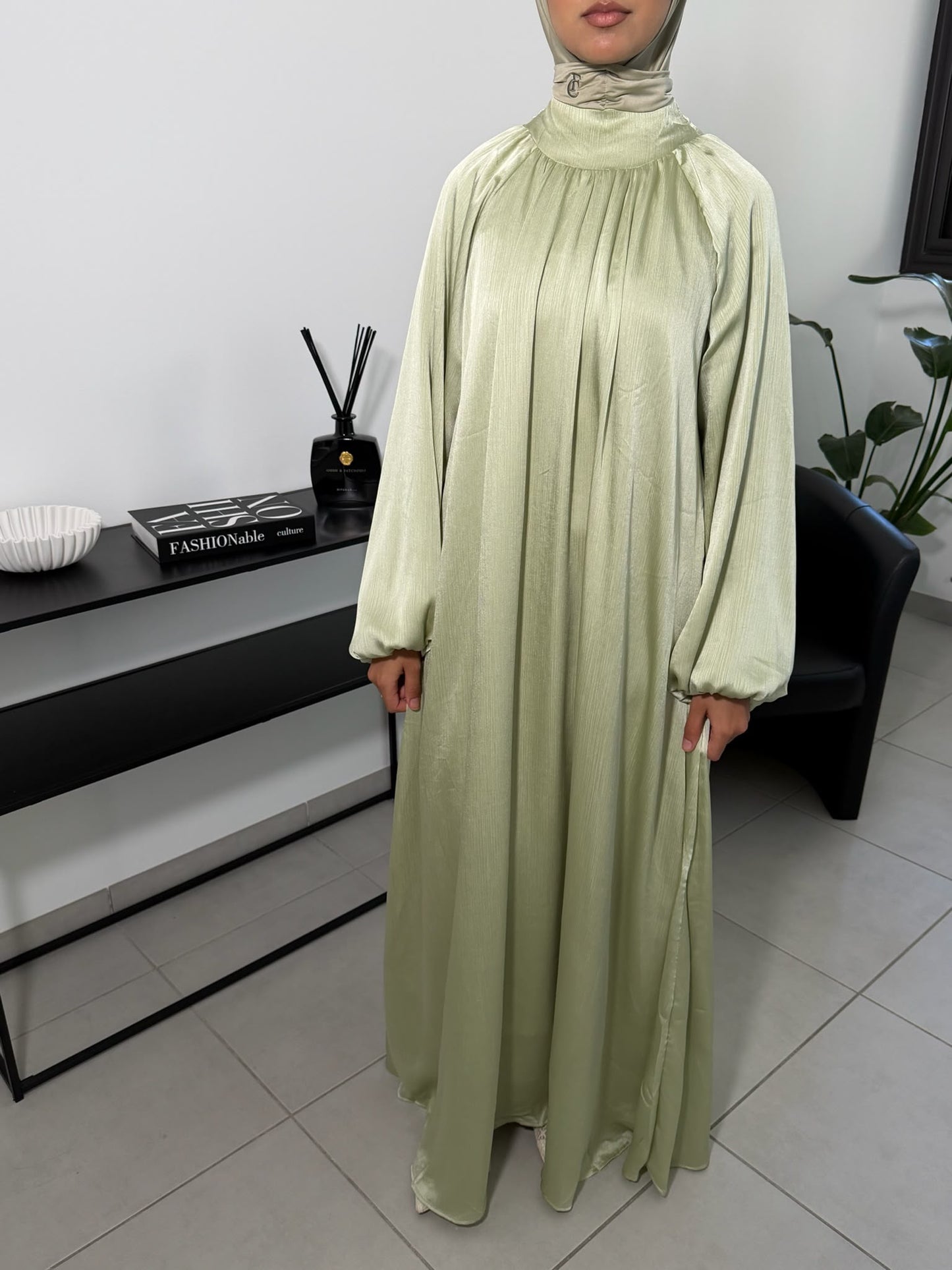 Robe fluide plissée