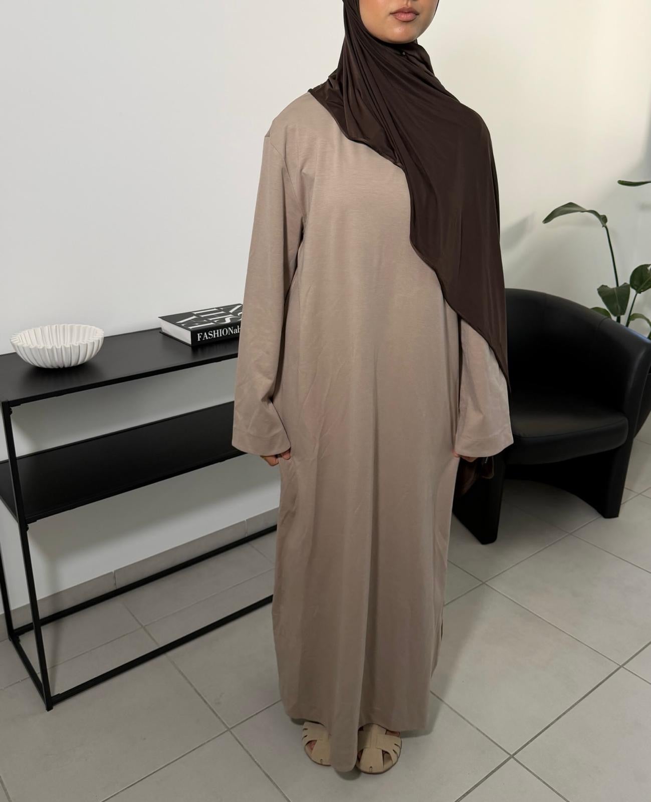 Robe T-shirt – Taupe