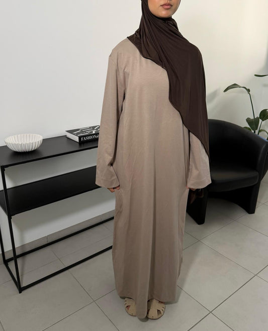 Robe T-shirt – Taupe