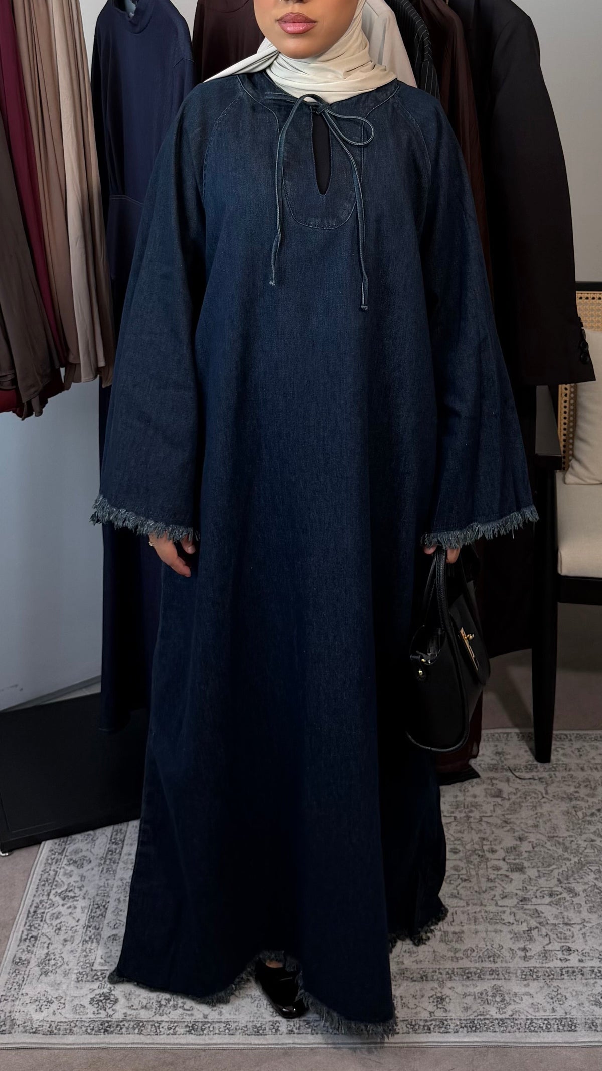 Robe en Jeans - Bleu foncé