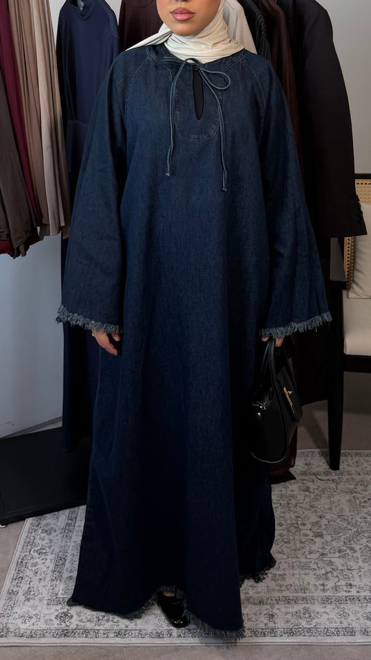 Robe en Jeans - Bleu foncé