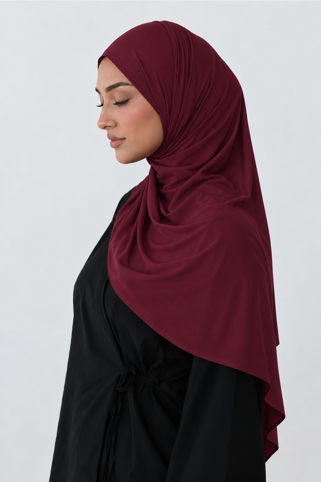 Jersey Liquid - Bordeaux foncé