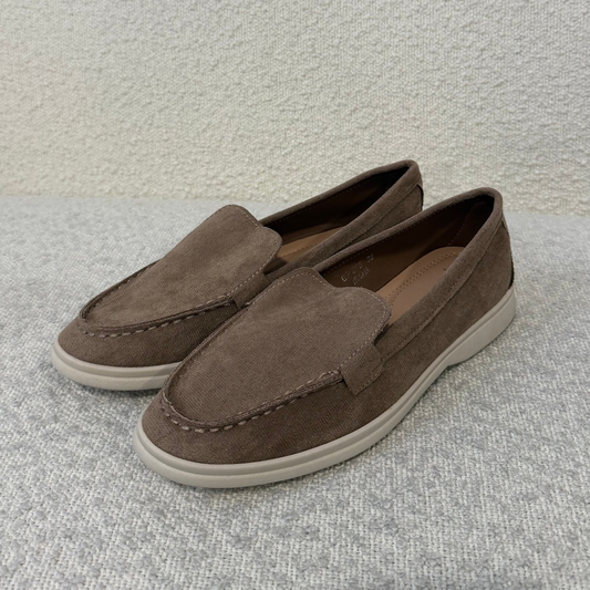 Mocassins effet Daim - Taupe