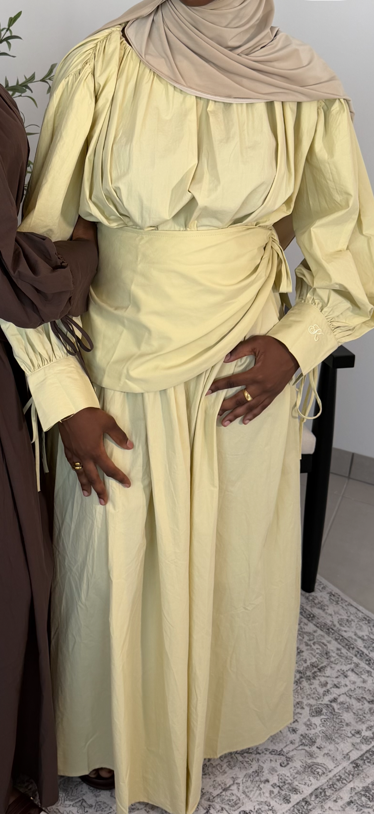 Robe popeline