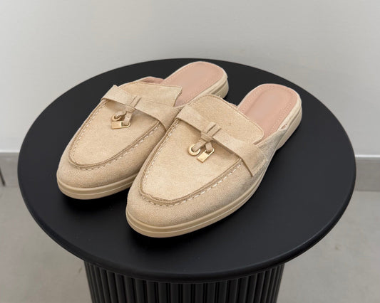 Mocassins ouverts – Beige