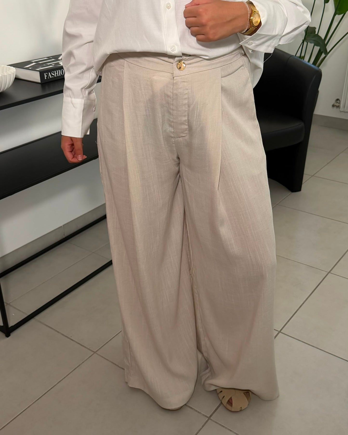 Pantalon Lin