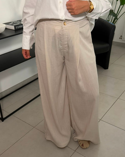Pantalon Lin